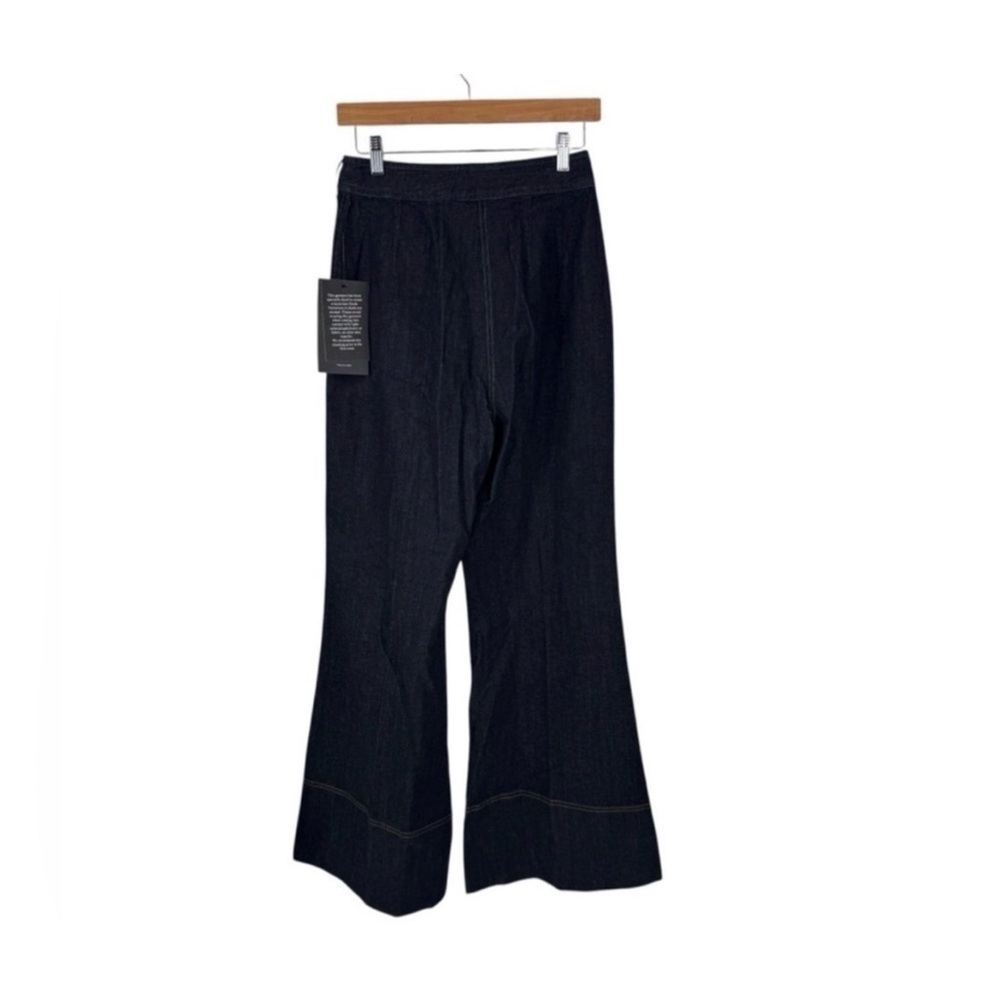 Tuckernuck x India Hicks Palladian Wide Leg Jeans 4 NWT High Rise Dark Wash - Picture 8 of 13